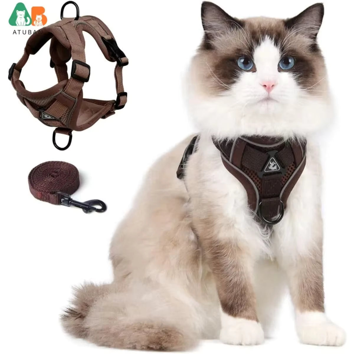 Harnais Chat Réfléchissant